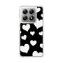 スリムプロテクションケース［ Dot Hearts - Black ］
