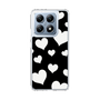 スリムプロテクションケース［ Dot Hearts - Black ］