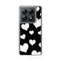スリムプロテクションケース［ Dot Hearts - Black ］