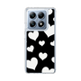 スリムプロテクションケース［ Dot Hearts - Black ］