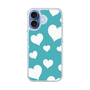 スリムプロテクションケース［ Dot Hearts - Blue ］