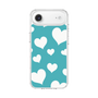 スリムプロテクションケース［ Dot Hearts - Blue ］