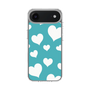 スリムプロテクションケース［ Dot Hearts - Blue ］