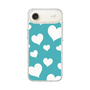 スリムプロテクションケース［ Dot Hearts - Blue ］