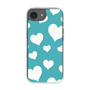 スリムプロテクションケース［ Dot Hearts - Blue ］