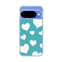 スリムプロテクションケース［ Dot Hearts - Blue ］