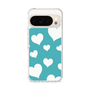 スリムプロテクションケース［ Dot Hearts - Blue ］