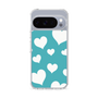 スリムプロテクションケース［ Dot Hearts - Blue ］