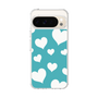 スリムプロテクションケース［ Dot Hearts - Blue ］