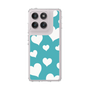 スリムプロテクションケース［ Dot Hearts - Blue ］