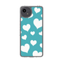 スリムプロテクションケース［ Dot Hearts - Blue ］