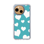 スリムプロテクションケース［ Dot Hearts - Blue ］