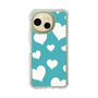 スリムプロテクションケース［ Dot Hearts - Blue ］
