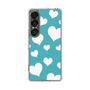 スリムプロテクションケース［ Dot Hearts - Blue ］