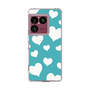 スリムプロテクションケース［ Dot Hearts - Blue ］