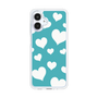 スリムプロテクションケース［ Dot Hearts - Blue ］