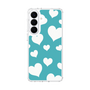スリムプロテクションケース［ Dot Hearts - Blue ］