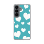 スリムプロテクションケース［ Dot Hearts - Blue ］