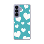 スリムプロテクションケース［ Dot Hearts - Blue ］
