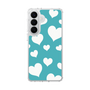 スリムプロテクションケース［ Dot Hearts - Blue ］