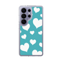 スリムプロテクションケース［ Dot Hearts - Blue ］