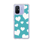 スリムプロテクションケース［ Dot Hearts - Blue ］