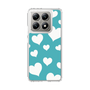 スリムプロテクションケース［ Dot Hearts - Blue ］