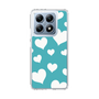 スリムプロテクションケース［ Dot Hearts - Blue ］