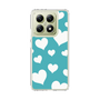 スリムプロテクションケース［ Dot Hearts - Blue ］