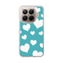 スリムプロテクションケース［ Dot Hearts - Blue ］