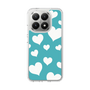 スリムプロテクションケース［ Dot Hearts - Blue ］