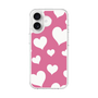 スリムプロテクションケース［ Dot Hearts - Pink ］