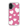 スリムプロテクションケース［ Dot Hearts - Pink ］