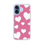 スリムプロテクションケース［ Dot Hearts - Pink ］
