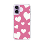 スリムプロテクションケース［ Dot Hearts - Pink ］