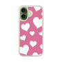 スリムプロテクションケース［ Dot Hearts - Pink ］