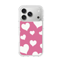スリムプロテクションケース［ Dot Hearts - Pink ］