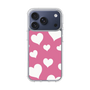 スリムプロテクションケース［ Dot Hearts - Pink ］