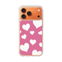 スリムプロテクションケース［ Dot Hearts - Pink ］