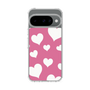 スリムプロテクションケース［ Dot Hearts - Pink ］