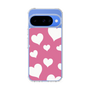スリムプロテクションケース［ Dot Hearts - Pink ］