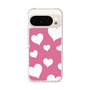 スリムプロテクションケース［ Dot Hearts - Pink ］