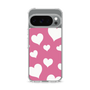 スリムプロテクションケース［ Dot Hearts - Pink ］