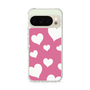 スリムプロテクションケース［ Dot Hearts - Pink ］