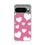 スリムプロテクションケース［ Dot Hearts - Pink ］