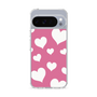 スリムプロテクションケース［ Dot Hearts - Pink ］