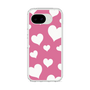 スリムプロテクションケース［ Dot Hearts - Pink ］
