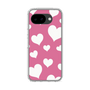 スリムプロテクションケース［ Dot Hearts - Pink ］