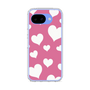 スリムプロテクションケース［ Dot Hearts - Pink ］
