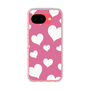 スリムプロテクションケース［ Dot Hearts - Pink ］